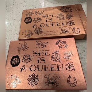 Makeup Revolution She Is A Queen 6 Pan Power Eyeshadow Palette 6.6g Swatched